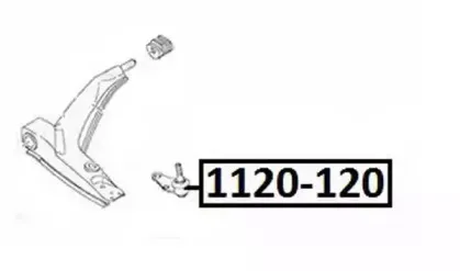 1120-120 ASVA Несущий / направляющий шарнир