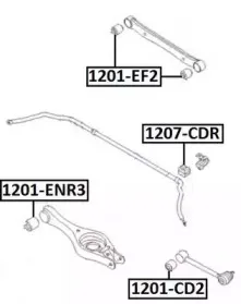 1201-CD2 ASVA Подвеска, рычаг независимой подвески колеса