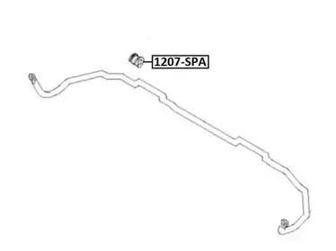 1207SPA ASVA Втулка, стабилизатор