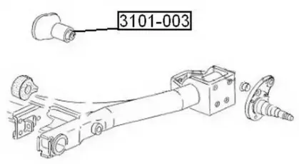 3101-003 ASVA Подвеска, рычаг независимой подвески колеса