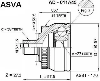 AD-011A45 ASVA