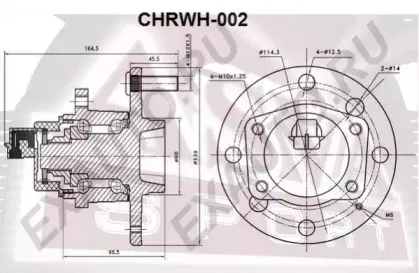 CHRWH-002 ASVA Ступица колеса