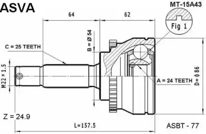 MT-15A43 ASVA