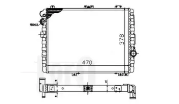 003-017-0027 LORO Радиатор, охлаждение двигателя
