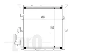 004-016-0001 LORO Конденсатор, кондиционер