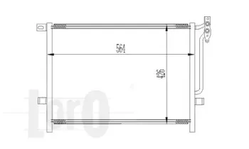 004-016-0008 LORO Конденсатор, кондиционер