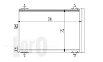 009-016-0017 LORO Конденсатор, кондиционер