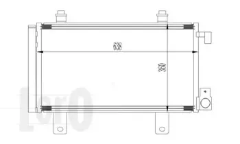 016-016-0022 LORO Конденсатор, кондиционер