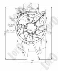 017-014-0001 LORO Вентилятор, охлаждение двигателя