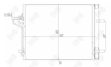 017-016-0031 LORO Конденсатор, кондиционер