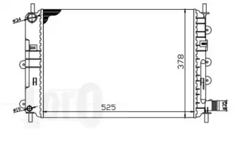 017-017-0004 LORO Радиатор, охлаждение двигателя