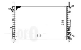 017-017-0005 LORO Радиатор, охлаждение двигателя