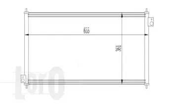 018-016-0006 LORO Конденсатор, кондиционер