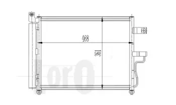 019-016-0006 LORO Конденсатор, кондиционер