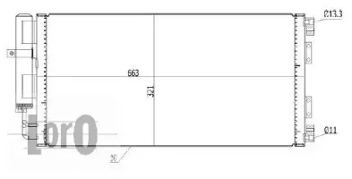 027-016-0002 LORO Конденсатор, кондиционер