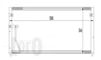030-016-0006 LORO Конденсатор, кондиционер