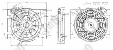 037-014-0001 LORO Вентилятор, охлаждение двигателя