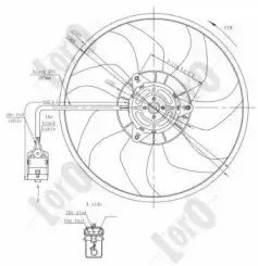 037-014-0008 LORO Вентилятор, охлаждение двигателя