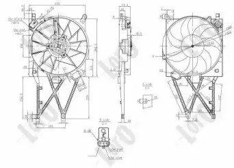 037-014-0027 LORO Вентилятор, охлаждение двигателя