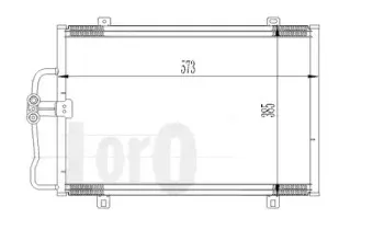 042-016-0003 LORO Конденсатор, кондиционер