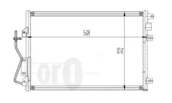 042-016-0011 LORO Конденсатор, кондиционер
