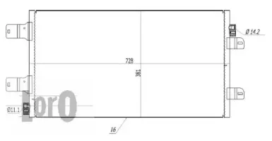 042-016-0042 LORO Конденсатор, кондиционер