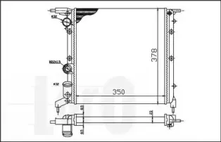 042-017-0017 LORO Радиатор, охлаждение двигателя