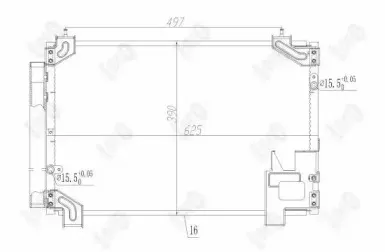 051-016-0038 LORO Конденсатор, кондиционер
