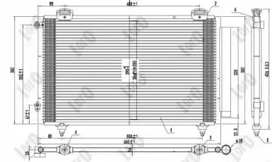 051-016-0041 LORO Конденсатор, кондиционер