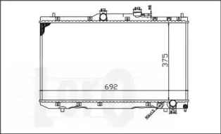 051-017-0011 LORO Радиатор, охлаждение двигателя