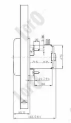 053-014-0002 LORO Вентилятор, охлаждение двигателя