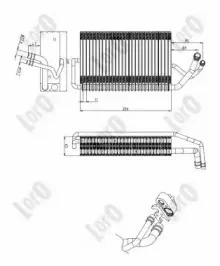 054-020-0001 LORO Испаритель, кондиционер