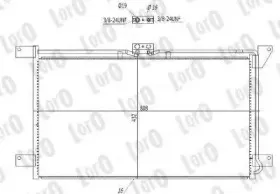 T1607006 LORO Конденсатор, кондиционер
