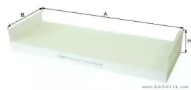 AG 1041 CF GOODWILL Фильтр, воздух во внутренном пространстве