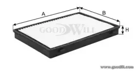 AG 109 CF GOODWILL Фильтр, воздух во внутренном пространстве