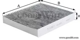 AG 114 CFC GOODWILL Фильтр, воздух во внутренном пространстве