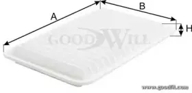 AG 121 ECO GOODWILL Воздушный фильтр