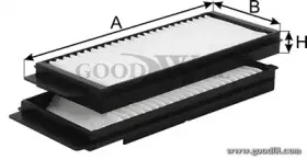 AG 123 2K CF GOODWILL Фильтр, воздух во внутренном пространстве