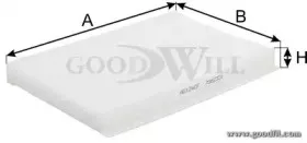 AG 124 CF GOODWILL Фильтр, воздух во внутренном пространстве