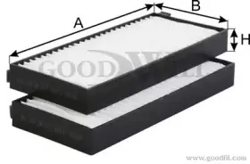 AG 134 2K CF GOODWILL Фильтр, воздух во внутренном пространстве