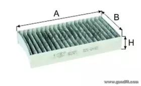 AG 139 CFC GOODWILL Фильтр, воздух во внутренном пространстве