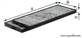 AG 163 2K CFC GOODWILL Фильтр, воздух во внутренном пространстве