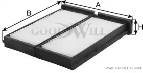AG 187 2K CF GOODWILL Фильтр, воздух во внутренном пространстве