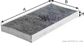 AG 191 CFC GOODWILL Фильтр, воздух во внутренном пространстве