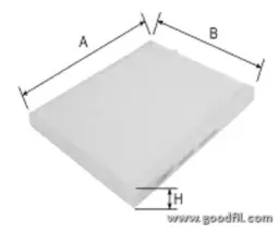 AG 265 CF GOODWILL Фильтр, воздух во внутренном пространстве