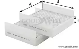 AG 294 2K CFC GOODWILL Фильтр, воздух во внутренном пространстве