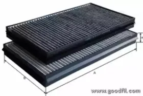 AG 307 2K CFC GOODWILL Фильтр, воздух во внутренном пространстве