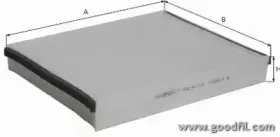 AG 341 CF GOODWILL Фильтр, воздух во внутренном пространстве