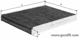 AG 375 CFC GOODWILL Фильтр, воздух во внутренном пространстве
