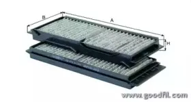 AG 378 2K CFC GOODWILL Фильтр, воздух во внутренном пространстве